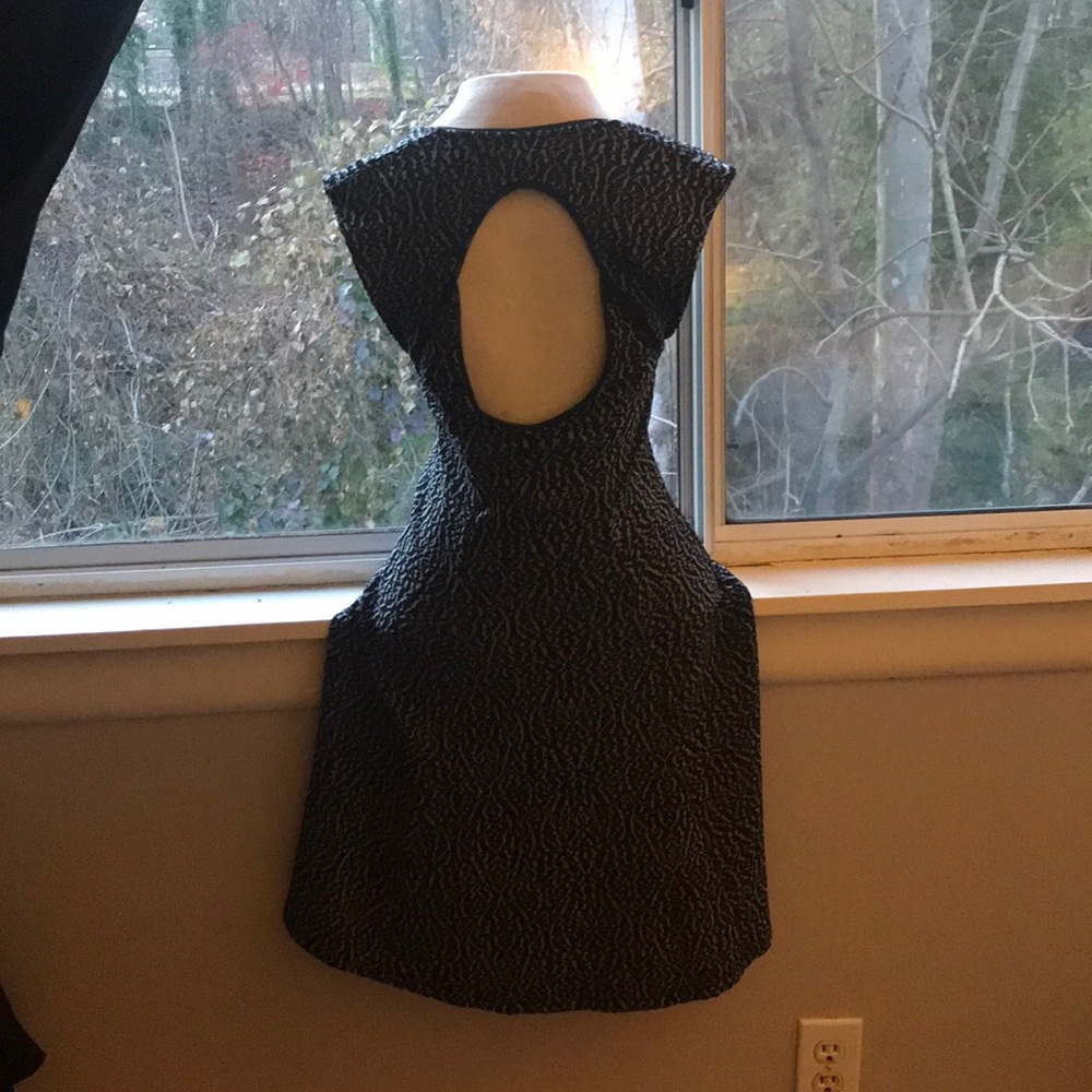 Black and Grey Silence + Noise Dress - Picture 4 of 6
